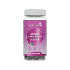 Raw Powders Nom nom Skaistumkopšanas komplekss (60 gumijas ar melleņu garšu)